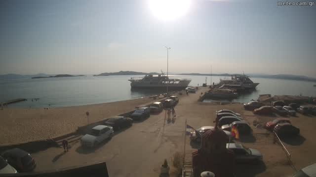 Уранополис, причал